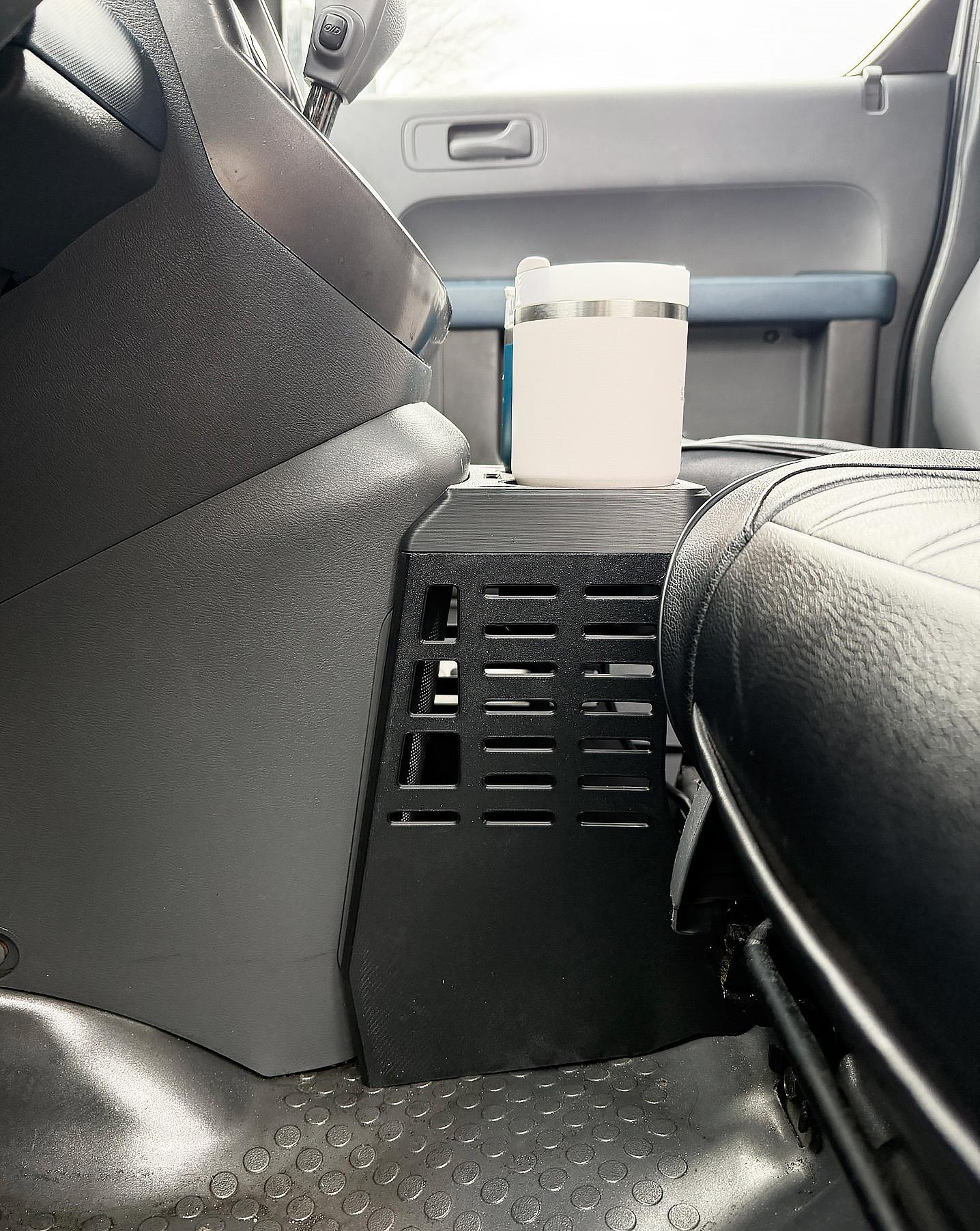 PRE-ORDER: Honda Element EX trim cup holder, no drilling & storage