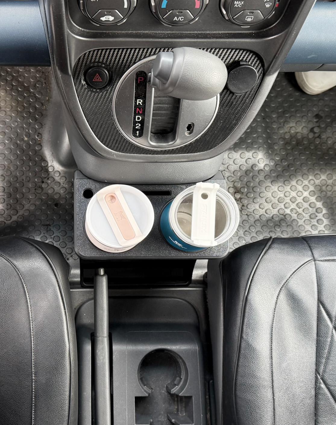 PRE-ORDER: Honda Element EX trim cup holder, no drilling & storage